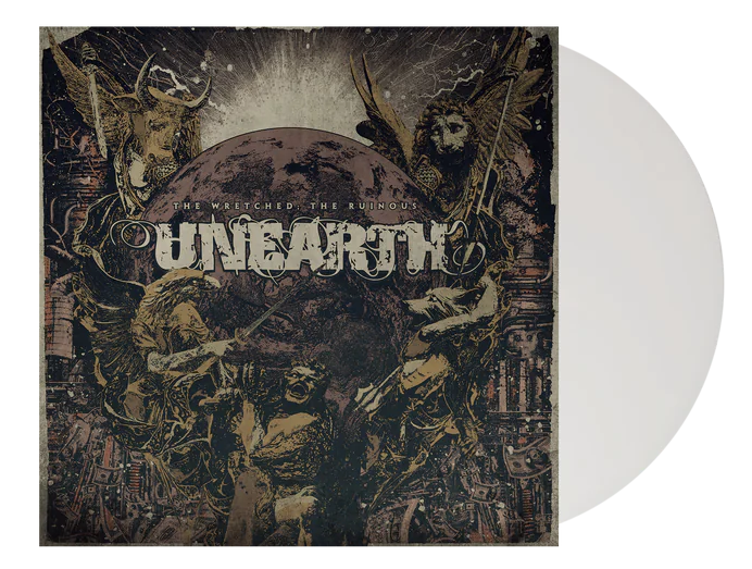 Unearth - 'The Wretched: The Ruinous' Ltd Ed. White LP. 300 worldwide